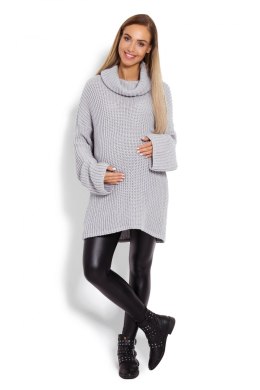 Golf Ciążowy Model 70012C Grey - PeeKaBoo - uniwersalny