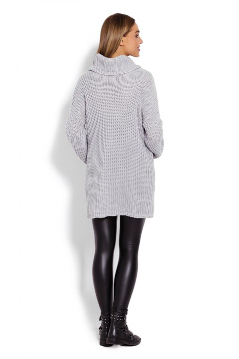 Golf Ciążowy Model 70012C Grey - PeeKaBoo - uniwersalny Golf Ciążowy Model 70012C Grey - PeeKaBoo - uniwersalny