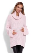 Golf Ciążowy Model 70012C Powder Pink - PeeKaBoo - uniwersalny