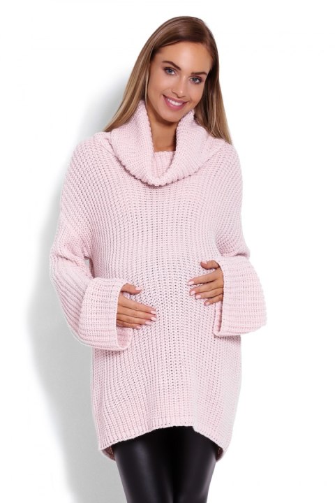 Golf Ciążowy Model 70012C Powder Pink - PeeKaBoo - uniwersalny