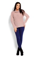 Golf Damski Model 70014 Latte - PeeKaBoo - uniwersalny