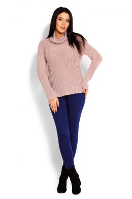 Golf Damski Model 70014 Latte - PeeKaBoo - uniwersalny