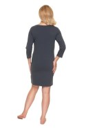Koszulka nocna Koszula Nocna Ciążowa Model 0191 Grafit - PeeKaBoo - S/M Koszulka nocna Koszula Nocna Ciążowa Model 0191 Grafit - PeeKaBoo - S/M