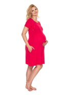 Koszulka nocna Koszula Nocna Ciążowa Model 0192 Amarant - PeeKaBoo - L/XL Koszulka nocna Koszula Nocna Ciążowa Model 0192 Amarant - PeeKaBoo - L/XL