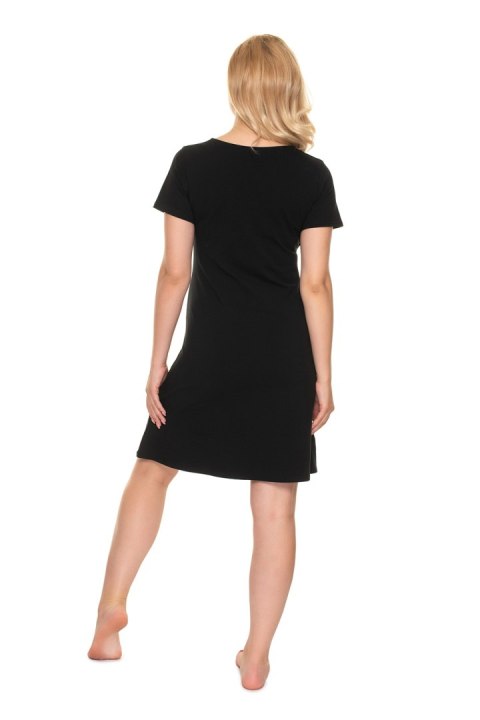 Koszulka nocna Koszula Nocna Ciążowa Model 0203 Black - PeeKaBoo - S/M Koszulka nocna Koszula Nocna Ciążowa Model 0203 Black - PeeKaBoo - S/M