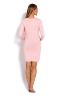 Koszulka nocna Koszula Nocna Ciążowa Model 1682 Powder Pink - PeeKaBoo - XXL Koszulka nocna Koszula Nocna Ciążowa Model 1682 Powder Pink - PeeKaBoo - XXL