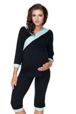 Piżama Damska Model 0153 Black - PeeKaBoo - S/M