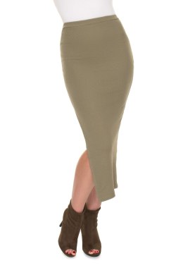 Spódnica Model 1715 Khaki - PeeKaBoo - L/XL