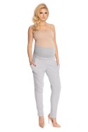 Spodnie Ciążowe Model 0175 Grey - PeeKaBoo - L/XL Spodnie Ciążowe Model 0175 Grey - PeeKaBoo - L/XL