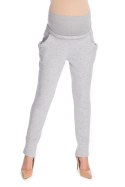 Spodnie Ciążowe Model 0175 Grey - PeeKaBoo - S/M Spodnie Ciążowe Model 0175 Grey - PeeKaBoo - S/M