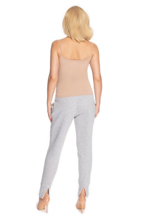 Spodnie Ciążowe Model 0175 Grey - PeeKaBoo - S/M Spodnie Ciążowe Model 0175 Grey - PeeKaBoo - S/M