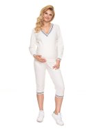 Spodnie Dres Model 0202 Cream - PeeKaBoo - S/M Spodnie Dres Model 0202 Cream - PeeKaBoo - S/M