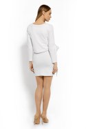 Sukienka Ciążowa Model 1624C White - PeeKaBoo - XXL Sukienka Ciążowa Model 1624C White - PeeKaBoo - XXL