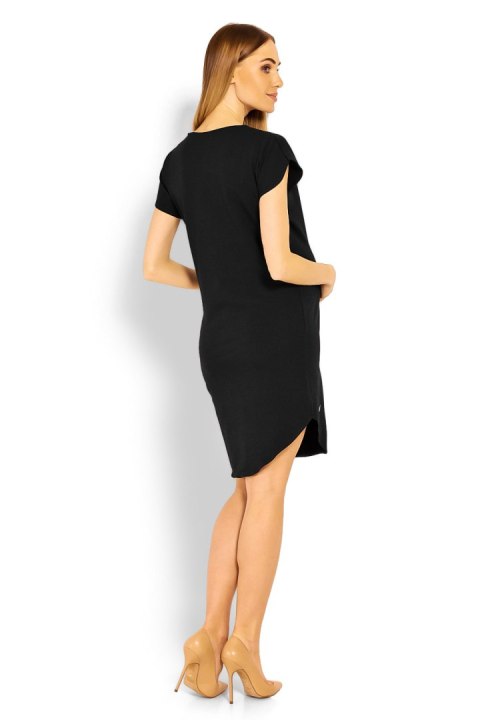 Sukienka Ciążowa Model 1629C Black - PeeKaBoo - S/M Sukienka Ciążowa Model 1629C Black - PeeKaBoo - S/M