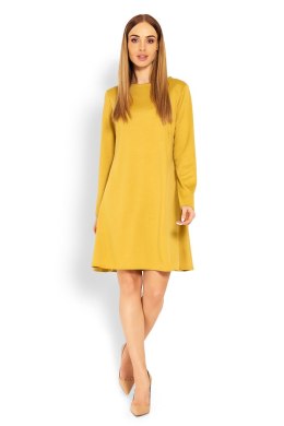Sukienka Model 1359 Musztard - PeeKaBoo - S/M