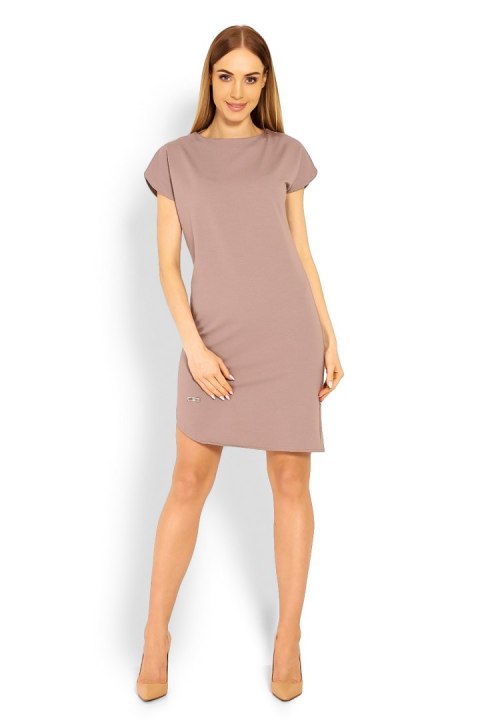 Sukienka Model 1629 Cappuccino - PeeKaBoo - S/M Sukienka Model 1629 Cappuccino - PeeKaBoo - S/M