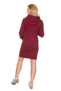 Sukienka Model 1713 Bordo - PeeKaBoo - S/M Sukienka Model 1713 Bordo - PeeKaBoo - S/M