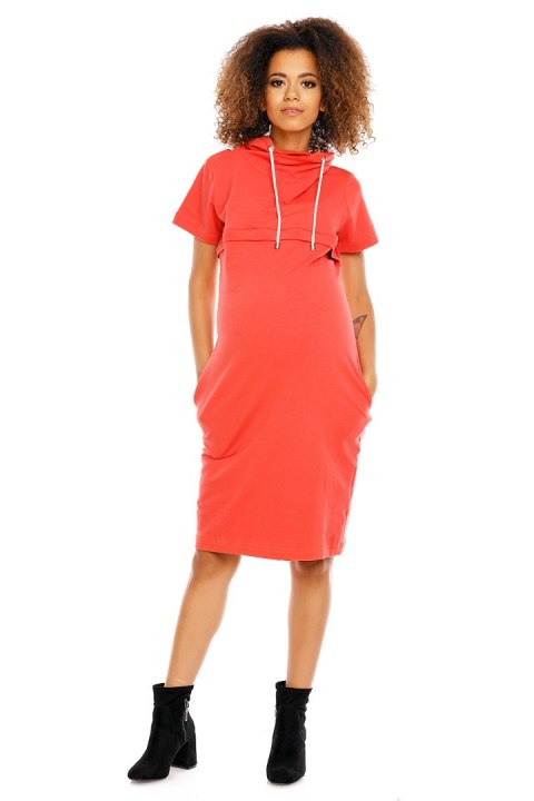 Sukienka model 1581 Coral - PeeKaBoo - XXL Sukienka model 1581 Coral - PeeKaBoo - XXL