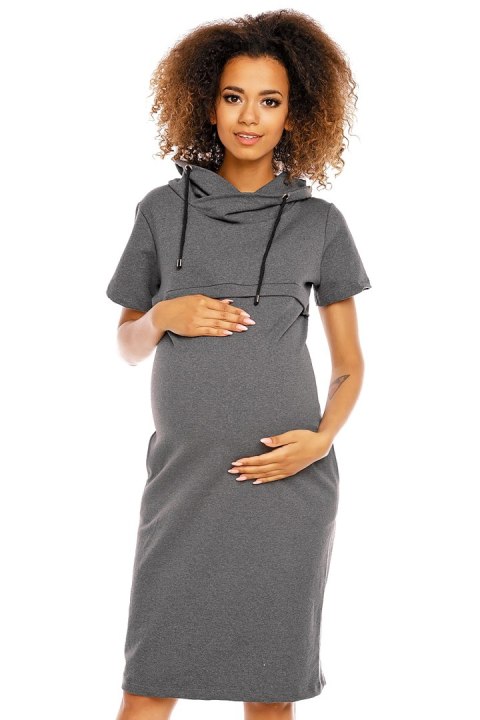 Sukienka model 1581 Graphit - PeeKaBoo - XL Sukienka model 1581 Graphit - PeeKaBoo - XL