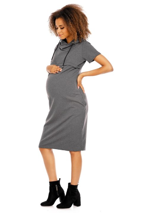 Sukienka model 1581 Graphit - PeeKaBoo - XL Sukienka model 1581 Graphit - PeeKaBoo - XL