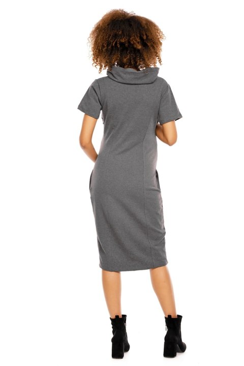 Sukienka model 1581 Graphit - PeeKaBoo - XXL Sukienka model 1581 Graphit - PeeKaBoo - XXL