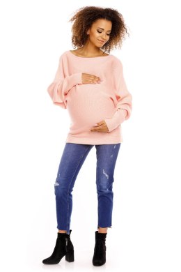 Sweter CIążowy Model 70003C Łosoś - PeeKaBoo - uniwersalny