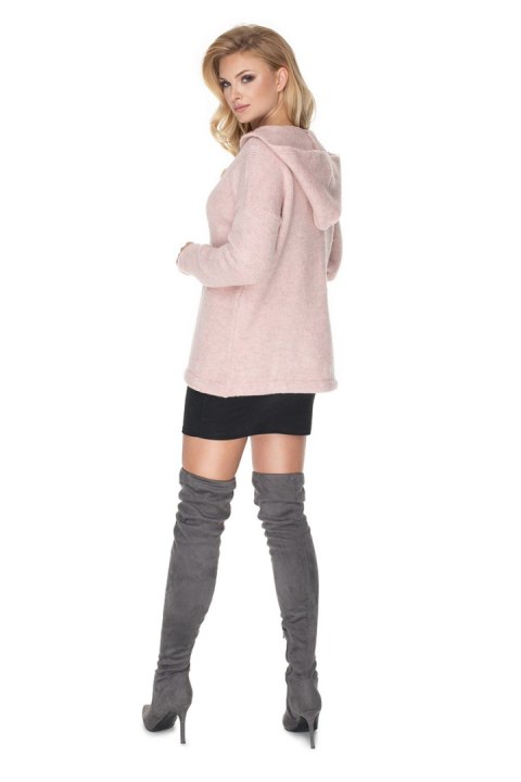 Sweter Damski Model 30070 Powder Pink - PeeKaBoo - uniwersalny Sweter Damski Model 30070 Powder Pink - PeeKaBoo - uniwersalny