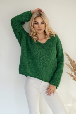 Sweter Damski Model 30080 Dark Green - PeeKaBoo - uniwersalny