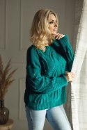 Sweter Damski Model 30081 Morski - PeeKaBoo - uniwersalny Sweter Damski Model 30081 Morski - PeeKaBoo - uniwersalny