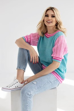 Sweter Damski Model 30093 Dark Mint - PeeKaBoo - uniwersalny