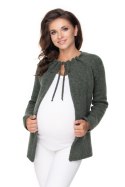 Sweter Kardigan Model 30074 Khaki - PeeKaBoo - uniwersalny Sweter Kardigan Model 30074 Khaki - PeeKaBoo - uniwersalny