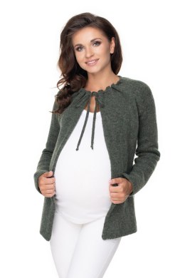 Sweter Kardigan Model 30074 Khaki - PeeKaBoo - uniwersalny