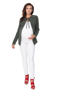 Sweter Kardigan Model 30074 Khaki - PeeKaBoo - uniwersalny