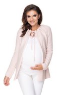 Sweter Kardigan Model 30074 Powder Pink - PeeKaBoo - uniwersalny Sweter Kardigan Model 30074 Powder Pink - PeeKaBoo - uniwersalny