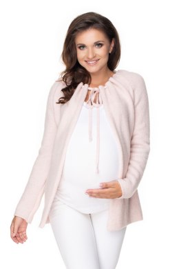 Sweter Kardigan Model 30074 Powder Pink - PeeKaBoo - uniwersalny