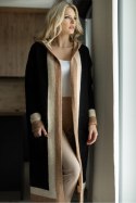 Sweter Kardigan Model 30085 Black - PeeKaBoo - uniwersalny Sweter Kardigan Model 30085 Black - PeeKaBoo - uniwersalny