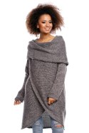 Sweter model 30051 Dark Gray - PeeKaBoo - uniwersalny Sweter model 30051 Dark Gray - PeeKaBoo - uniwersalny