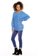 Sweter model 70003 Jeans - PeeKaBoo - uniwersalny Sweter model 70003 Jeans - PeeKaBoo - uniwersalny