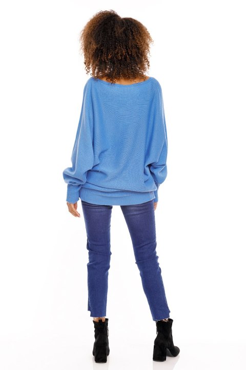 Sweter model 70003 Jeans - PeeKaBoo - uniwersalny Sweter model 70003 Jeans - PeeKaBoo - uniwersalny