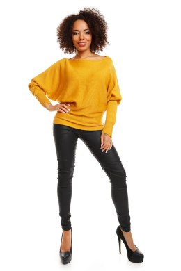 Sweter model 70003 Mustard - PeeKaBoo - uniwersalny