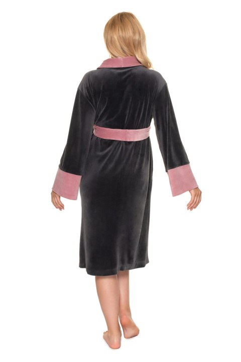 Szlafrok Model 0201 Grafit - PeeKaBoo - S/M Szlafrok Model 0201 Grafit - PeeKaBoo - S/M