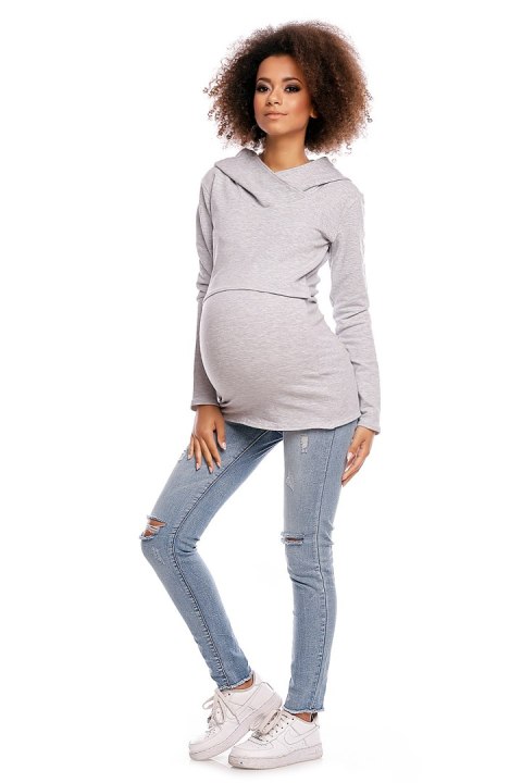 Bluza model 1473 Light Gray - PeeKaBoo - S/M Bluza model 1473 Light Gray - PeeKaBoo - S/M