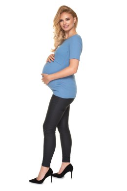 Bluzka Ciążowa Model 1717 Blue - PeeKaBoo - S/M