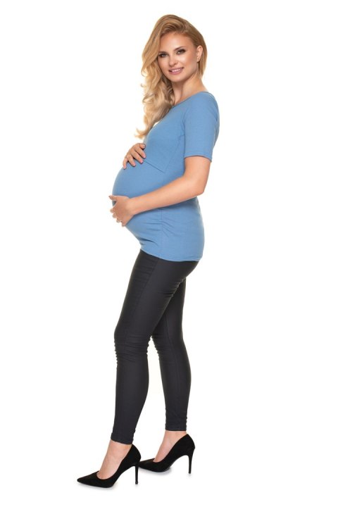 Bluzka Ciążowa Model 1717 Blue - PeeKaBoo - S/M Bluzka Ciążowa Model 1717 Blue - PeeKaBoo - S/M