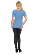Bluzka Ciążowa Model 1717 Blue - PeeKaBoo - S/M Bluzka Ciążowa Model 1717 Blue - PeeKaBoo - S/M