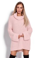 Golf Damski Model 70012 Powder Pink - PeeKaBoo - uniwersalny Golf Damski Model 70012 Powder Pink - PeeKaBoo - uniwersalny