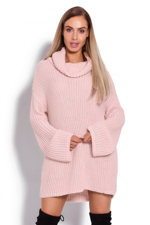 Golf Damski Model 70012 Powder Pink - PeeKaBoo - uniwersalny Golf Damski Model 70012 Powder Pink - PeeKaBoo - uniwersalny
