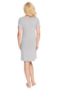 Koszulka nocna Koszula Nocna Ciążowa Model 0180 Grey - PeeKaBoo - L/XL Koszulka nocna Koszula Nocna Ciążowa Model 0180 Grey - PeeKaBoo - L/XL