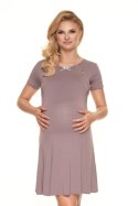 Koszulka nocna Koszula Nocna Ciążowa Model 0198 Cappuccino - PeeKaBoo - S/M Koszulka nocna Koszula Nocna Ciążowa Model 0198 Cappuccino - PeeKaBoo - S/M