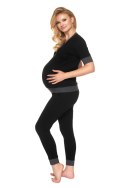 Piżama Ciążowa Model 0184 Black - PeeKaBoo - L/XL